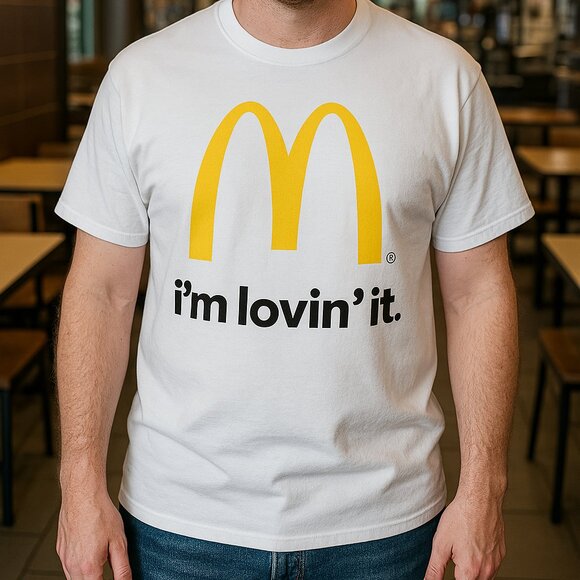 Hanes Other - McDonalds Graphic Short Sleeve Tee Heavyweight White Size XL